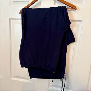 2 pair Passport plus size sweat pants or pj bottoms in navy blue NWOT